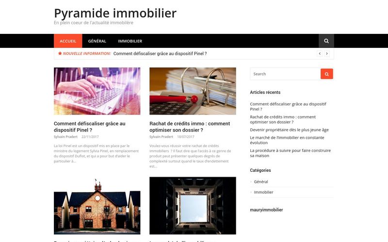 Pyramide immobilier - En plein coeur de l'actualité immobilère